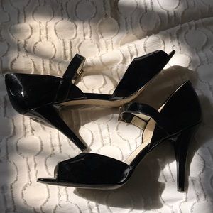 Nine West Mary Jane open toe pumps